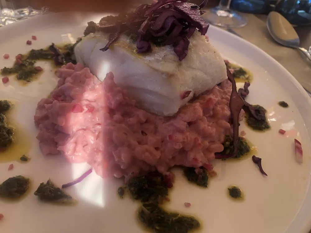 Dos de Cabillaud Et Son Risotto