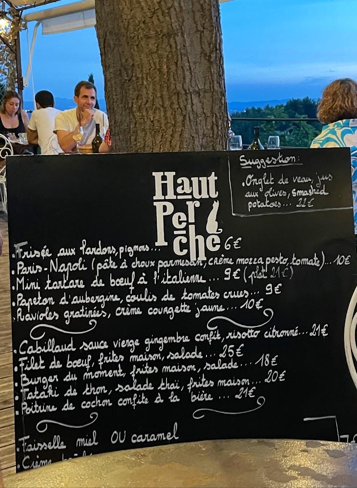 Haut perché - Menu Image 4